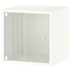 an empty white box is shown on a white background