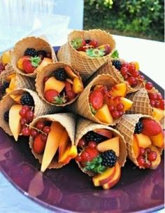 30 Tasty Fruit Platters for Just about Any Celebration ... Fruit Displays, Fruit Party, Fruit Cups, Thanksgiving Appetizers, Shower Food