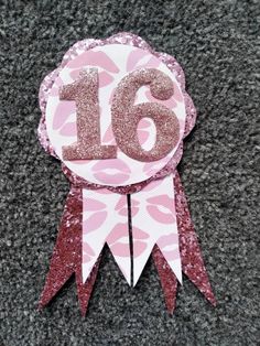 Pink lips themed birthday badge/rosette can be done in any age just pop me a message with the age these are large and measure approximately 6 inches long by 4 inches wide with a safetybrooch pin back Sparkle Lips, Birthday Party Accessories, Milestone Birthday Party, Birthday Badge, Milestone Birthday, Pink Sparkle, Milestone Birthdays, Pink Lips, Party Accessories