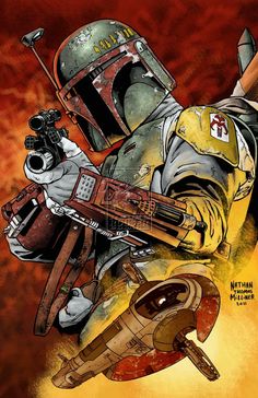 Boba Fett art by Nathan Thomas Milliner Boba Fett, Deviantart, Art