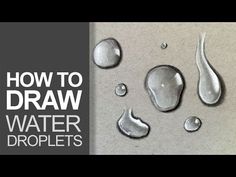 how to draw water droplets in photoshopped with the text, how to draw water droplets