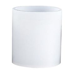 a white vase is shown on a white background