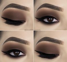 Matte brown eye Hair And Makeup Tips, Brow Pomade, Stage Makeup, Smokey Eyes, Jeffree Star Cosmetics, Mac Makeup, Makeup Designs