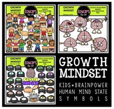 the growth minds poster set is shown