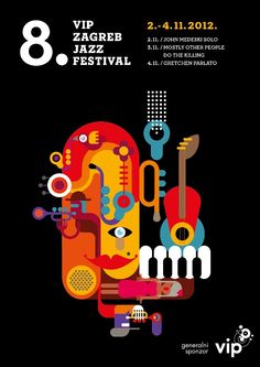 an advertisement for the 8th annual jazz festival in barcelona, spain on may 8, 2012