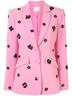 Embellished Blazers For Women, Blazer Embellishment, Embellished Suit, Designer Jackets For Women, Moncler Puffer, Embellished Blazer, Fitted Blazer Jacket, Sequin Embellishment, Designer Jackets