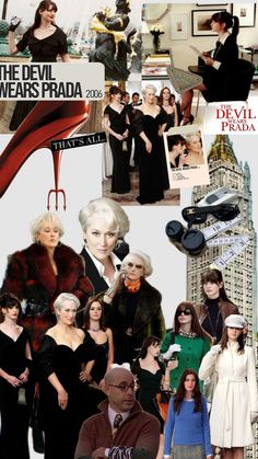 the devil wears prada collage