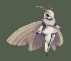 a digital painting of a flying insect