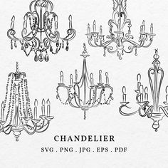 chandelier svg clipart, chandelier drawing, chandelier clipart