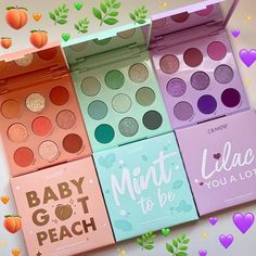 Pastel Eyeshadow Palette, Rosa Make-up, Koleksi Makeup, Penyimpanan Makeup, Pastel Eyeshadow, Makeup Pallets, Makeup Eyeshadow Palette, Kim K Style