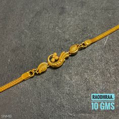 Ladies Bracelets Gold Indian, Pusthela Thadu, Gold Neck Chain, Silver Anklets Designs, Delicate Gold Bracelet