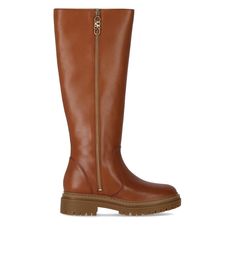 Regan Side Zipped Boots Light Brown Boots, Elastic Boots, Side Zip Boots, Light Brown Leather, Slouched Boots, Light Boots, Boots Knee, Brown Leather Boots, Leather Gloves