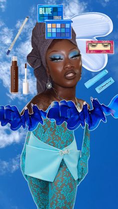 Shop my collage for all my Blue Beauty picks Celebrity Style, Make Up Tips, Collage, Brain Parts, Blue Beauty, Beauty Design, Christian Faith, Art Direction, Makeup Tips