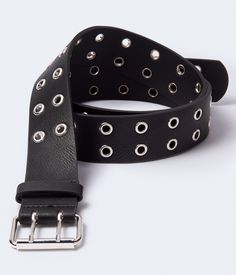 Accessories - A fashionable, functional design that goes with so many looks. - female - Polyester Double Grommet Belt, 2000s Accessories, Emo Accessories, Grommet Belt, Grunge Accessories, Edgy Accessories, Nice Belts, Designer Belts, Belt Design