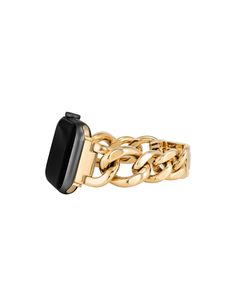 Chain Link Bracelet Band for Apple Watch® Gold-Tone | Anne Klein Apple Watch Chain Band, Best Apple Watch, Preppy Jewelry, Apple Watch Accessories, Jewelry Clasps, Watch Chain, Metal Chain Link, Apple Watch Strap, Girly Jewelry