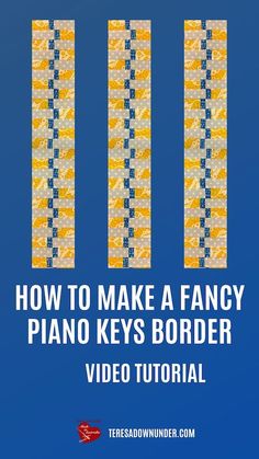 how to make a fancy piano keys border video guide for windows and macbook pro