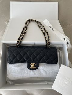 #ad Find ideas and inspiration for chanel classic flap bag small black caviar, Fashion Women's Bags Chanel Classic Flap Bag, Timeless Bags, Box Ribbon, Classic Flap Bag, Plastic Film, Black Caviar, Classic Flap, Flap Bag, Women's Bags