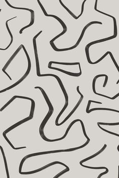 an abstract black and white background with wavy lines in the center, on a gray background