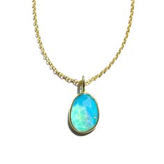 October's stunning birthstone and a gemstone known to be best given as a gift, this luminescent stone is fiery and lights up your neckline. Something Blue. 14K Gold Filled adjustable chains 16-18" Vermeil set Opal pendants Dainty Gemstone Necklace, Garnet Necklace, Chakra Bracelet, Body Jewellery, Opal Pendants, Birthstone Necklace, Blue Opal, Stone Necklace, Fire Opal