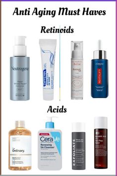 No ones to look older than they look thats why we are always on the look out for anti aging skincare to help us look our age or better still younger. I compiled some products you need to have in your skincare routine to help in that anti aging journey and glowing skin. Skin Cycling, Tighten Facial Skin, Bad Acne, Natural Acne Remedies, Facial Skin Care Routine, Skin Prep, Acne Remedies, Look Older, Anti Aging Skin