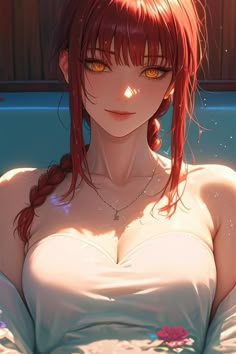 "Makima in Floral Tub at Chinese Spa" is available in Desktop, PC, iPhone, and all phone sizes at UltraImageHub - all wallpapers in stunning 4K resolution. Beach Fanart, Chinese Spa, Madara Uchiha Wallpapers, Fanart Wallpaper, 4k Hd Wallpaper, Floral Bath, Anime Girlxgirl, Desktop Pc