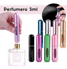 Mini Atomizador Para Perfume Recargable Capsula Viaje Full | Meses sin intereses La Rive Perfume, Favourite Perfume, Bottle Spray, Aluminum Bottle, Clear Window