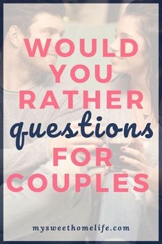 100 would you rather questions for couples that range from fun to dirty to hard to answer... have fun with these on your next date night! #wouldyouratherquestions #datenight #marriage Questions For Married Couples, Question Games For Couples, Date Night Questions, Fun Couple Activities, Questions For Couples, Intimate Questions, Rather Questions, 21 Questions, Would You Rather Questions