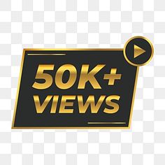 the 50k plus logo is shown in gold and black, with an arrow pointing to it