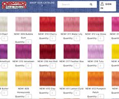 We love the new bright colors of this WonderFil Thread Types Of Wax, Thread Painting, Machine Applique, Free Motion Quilting, Egyptian Cotton, Cotton Lace, Cotton Thread, Bright Colors, Solid Colors