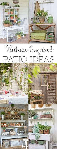 vintage inspired patio ideas are perfect for any outdoor space