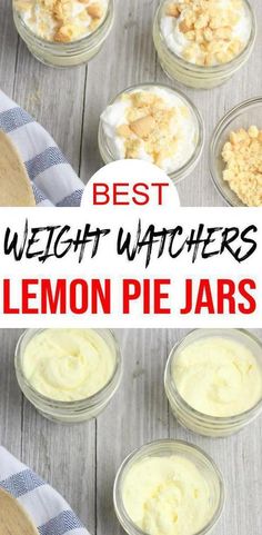 the best weight watchers lemon pie jars