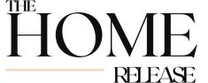 the home release logo is shown in black and white, with an orange stripe across it