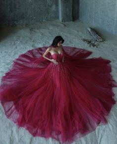 Ball Gowns, Barbie Aesthetic, Pink Ball Gown, Fuchsia Pink, Love Is All