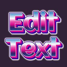 Edit Text