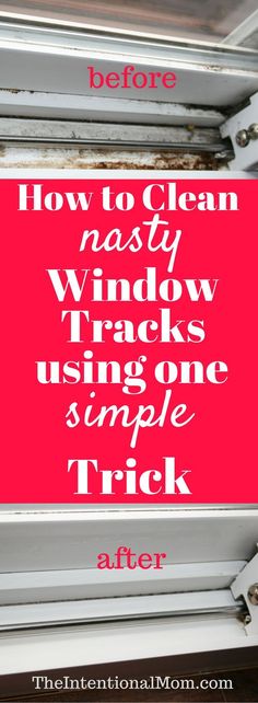 Cleaning Window Tracks, Cleaning Hacks Tips And Tricks, Clean Baking Pans, Genius Ideas, Household Cleaning Tips, Diy Cleaners, Clean Dishwasher