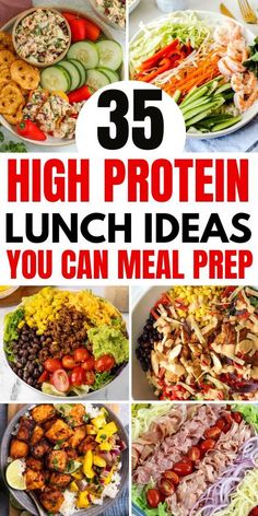 high protein lunch ideas that you can meal prep for the week long break or work