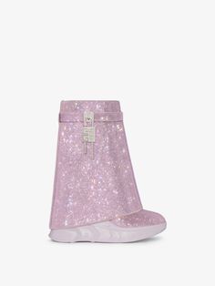 Shark Lock Biker ankle boots in leather with strass | Givenchy US | Givenchy Givenchy Shark, Givenchy Boots, Pink Shark, Givenchy Shoes, Givenchy Women, Cowboy Boots Women, Boot Bag, Cowhide Leather, Givenchy