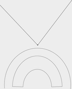 an image of a drawing with lines going through the center and to the top of it