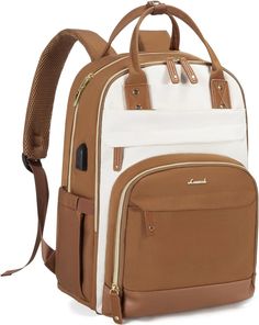 12 Cute Backpacks Perfect For Anywhere You Need To Go - Brit + Co College Computer, Backpack Purses, Womens Rucksack, Backpack College, Anti Theft Bag, Nurse Bag, Business Backpack, Pocket Storage