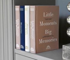 Little Moments Big Memories Bookshelf Album Coffee Table Photo Album, Photo Album Covers, Coin Photo, Photo Table, Album Photo Scrapbooking, Foil Prints, Family Photo Album, Bookshelf Design, Photo Stickers