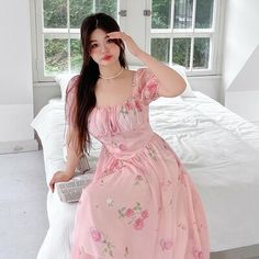 Theme - Coquette · sugarplum · Online Store Powered by Storenvy Pastel Outfits Aesthetic, Women Pink Dress, Cottagecore Plus Size, Manor Garden, Sundress Summer, Pink French, Pastel Outfit, French Retro, Women Pink