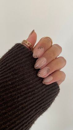 Mocha Brown French Tip Nails Press on Nails UK - Etsy Autumnal Almond Nails, Fall Polygel Nails Design, Cute Almond Nails Design Fall, Fall Nails Aesthetic Short, Aesthetic Nail Designs Almond, Beige Acrylic Nails Design, Nude Nail Inspo Acrylic, Beige And Pink Nails, Buttercream Nails