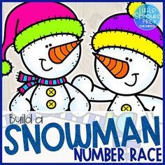 the build a snowman number race game