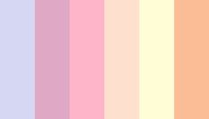 an image of pastel colors that are very different from the other color palettes