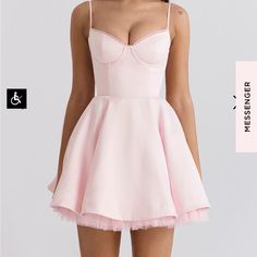 Size Is Small With Bigger Cup As Per House Of Cb Sizing. Beautiful Pink Dress With Tulle And Built In Bra. I Will Be Adding More Pictures Of The Actual Dress Very Soon! Prom Dress Mini, Party Dress For Women, Pink Homecoming Dress, Pink Prom Dress, Short Party Dress, Pink Prom, Pink Prom Dresses, Drop Ship, Dress Mini