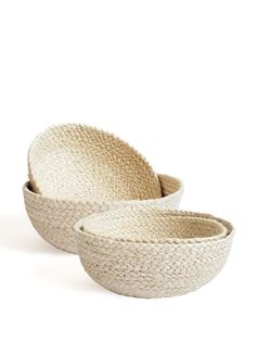 Korissa Kata Candy Bowl - White (Set of 4) SHOP Korissa Craft Supply Storage, Jute Basket, Candy Bowl, Honey Colour, Water Damage, Serving Set, Arts And Crafts Supplies, Natural Jute, Design Color