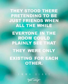 a quote on being friends in the same direction with blurry blue and green background