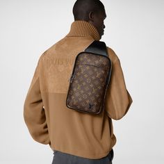 LOUIS VUITTON® - Avenue Slingbag Nm - Monogram Noir Lv Sling Bag For Men, Luxury Business Chest Bag Crossbody, Luxury Chest Bag With Adjustable Strap For Travel, Luxury Shoulder Chest Bag With Adjustable Strap, Luxury Business Chest Bag With Adjustable Strap, Lv Sling Bag, Luxury Sling Bag, Black Fade Haircut, Louis Vuitton Sling Bag