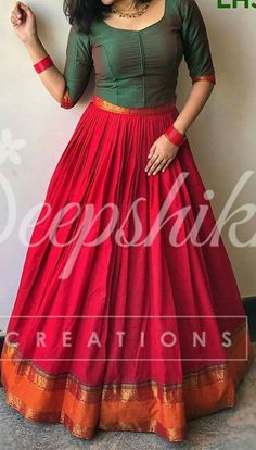 Long Skirt Top Designs, Saree Reuse, Lehenga Saree Design, Long Gown Design, Sari Dress, Salwar Designs, Traditional Outfit