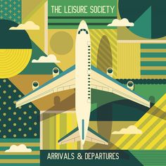 an advertisement for the leisure society showing a plane